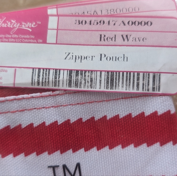 Zipper Pouch - limited edition Ronald MCD - Red Wave - Picture 5 of 6